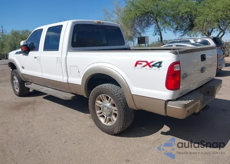 2012 Ford F-250 Lariat из США, поврежденный, VIN 1FT7W2BT3CED21778